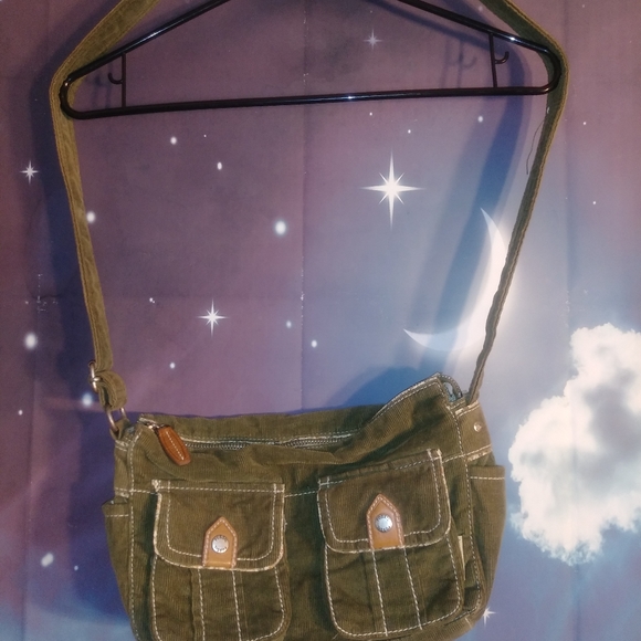 Fossil Handbags - Authentic Fossil moss Green purse soft